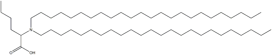 2-(Ditetracosylamino)hexanoic acid Struktur