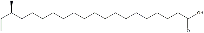 (R)-18-Methylicosanoic acid Struktur