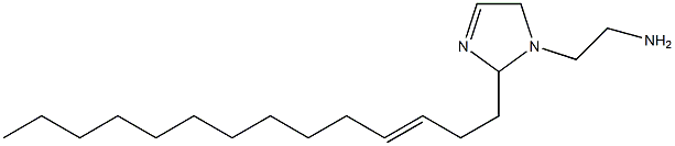 1-(2-Aminoethyl)-2-(3-tetradecenyl)-3-imidazoline Struktur