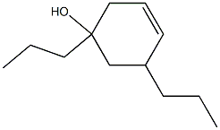 1,5-Dipropyl-3-cyclohexen-1-ol Struktur