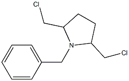 1-Benzyl-2,5-bis(chloromethyl)pyrrolidine Struktur