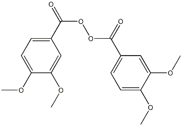 Bis(3,4-dimethoxybenzoyl) peroxide Struktur