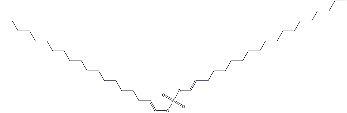 Sulfuric acid di(1-nonadecenyl) ester Struktur