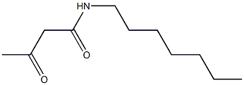 N-Heptylacetoacetamide Struktur