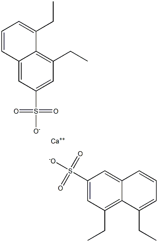 Bis(4,5-diethyl-2-naphthalenesulfonic acid)calcium salt Struktur