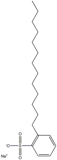 6-Tridecylbenzenesulfonic acid sodium salt Struktur