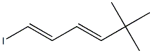 (3E)-1-Iodo-5,5-dimethyl-1,3-hexadiene Struktur