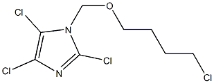 1-(4-Chlorobutoxymethyl)-2,4,5-trichloro-1H-imidazole Struktur