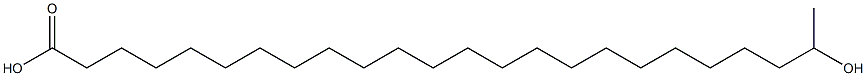 23-Hydroxytetracosanoic acid Struktur