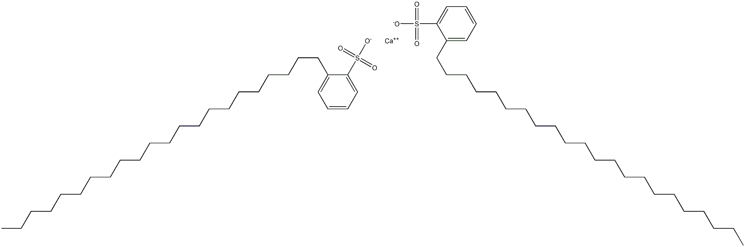 Bis(2-docosylbenzenesulfonic acid)calcium salt Struktur