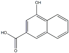 4-Hydroxy-2-naphthoic acid Struktur