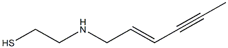 2-[(E)-2-Hexen-4-ynylamino]ethanethiol Struktur