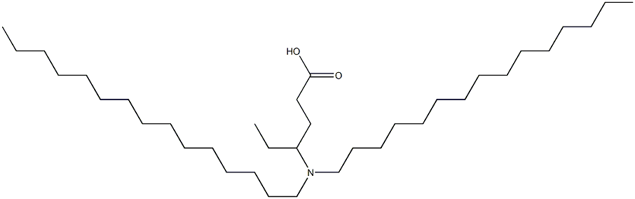 4-(Dipentadecylamino)hexanoic acid Struktur