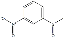 Methyl 3-nitrophenyl sulfoxide Struktur