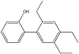 2-(2,4,5-Triethylphenyl)phenol Struktur