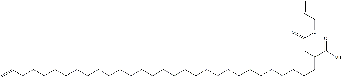 2-(29-Triacontenyl)succinic acid 1-hydrogen 4-allyl ester Struktur