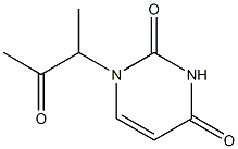 1-(1-Methyl-2-oxopropyl)uracil Struktur