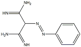 2-Phenylazopropanediamidine Struktur