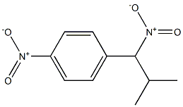 1-Nitro-4-(1-nitro-2-methylpropyl)benzene Struktur