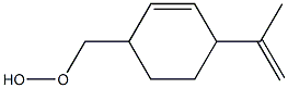 p-Mentha-2,8-dien-7-yl hydroperoxide Struktur