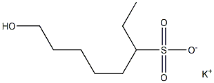 8-Hydroxyoctane-3-sulfonic acid potassium salt Struktur