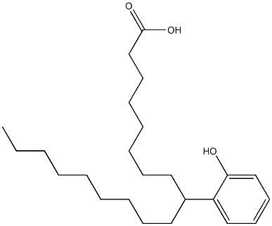 9-(2-Hydroxyphenyl)stearic acid Struktur