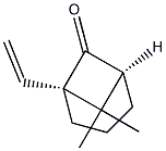 (1S,5S)-1-Ethenyl-7,7-dimethylbicyclo[3.1.1]heptan-6-one Struktur