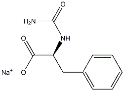 N-Carbamoylphenylalanine sodium salt Struktur