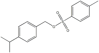 4-Methylbenzenesulfonic acid 4-isopropylbenzyl ester Struktur