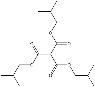 Methanetricarboxylic acid triisobutyl ester Struktur