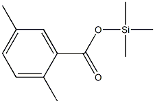 2,5-Dimethylbenzoic acid trimethylsilyl ester Struktur