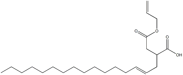 2-(2-Hexadecenyl)succinic acid 1-hydrogen 4-allyl ester Struktur