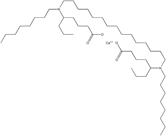 Bis[5-(dioctylamino)octanoic acid]calcium salt Struktur