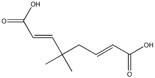 Bisacrylic acid 1,1-dimethylethylene ester Struktur