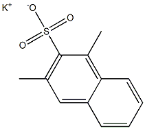 1,3-Dimethyl-2-naphthalenesulfonic acid potassium salt Struktur