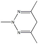 4-Methyl-6-methyl-2-methyl-2,5-dihydro-1,2,3-triazine Struktur