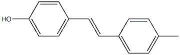 4-[(E)-2-(4-Methylphenyl)ethenyl]phenol Struktur