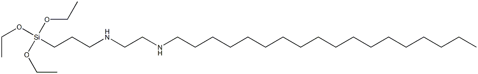 3-(Triethoxysilyl)-N-[2-(octadecylamino)ethyl]propan-1-amine Struktur