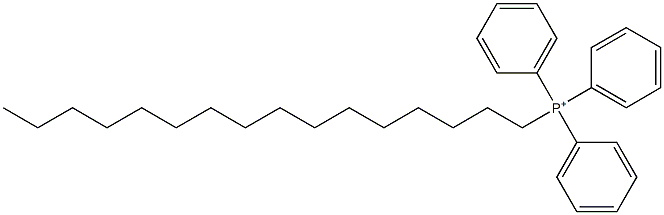 Hexadecyltriphenylphosphonium Struktur