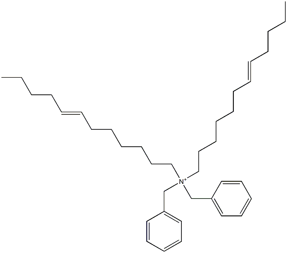 Di(7-dodecenyl)dibenzylaminium Struktur