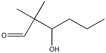 3-Hydroxy-2,2-dimethylhexanal Struktur