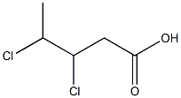 3,4-Dichlorovaleric acid Struktur