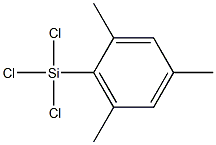 Trichloro(mesityl)silane Struktur