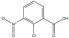 Nitro-chlorobenzoic acid Struktur