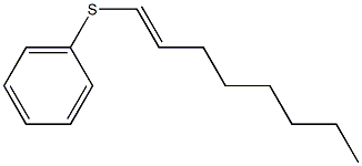 (E)-1-(Phenylthio)-1-octene Struktur