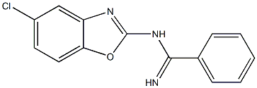 N1-(5-Chlorobenzoxazol-2-yl)benzamidine Struktur