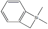 7,7-Dimethyl-7-silabicyclo[4.2.0]octa-1(6),2,4-triene Struktur