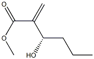 2-[(S)-1-Hydroxybutyl]acrylic acid methyl ester Struktur