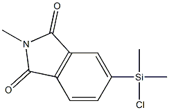 5-(Chlorodimethylsilyl)-2-methyl-2H-isoindole-1,3-dione Struktur