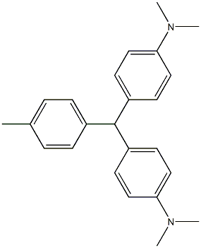 4,4'-(4-Methylphenylmethylene)bis(N,N-dimethylbenzenamine) Struktur